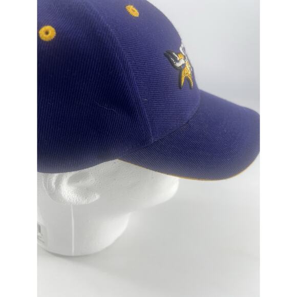 MENS TEAM NFL MINNESOTA VIKINGS CAP HAT ONE SIZE EMBROIDERED PURPLE - Picture 11 of 16